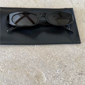 Saint Laurent 557 oval sunglasses
